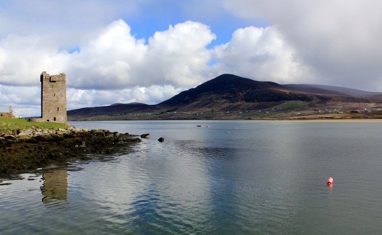 Achill Sound and Granuaile's Tower