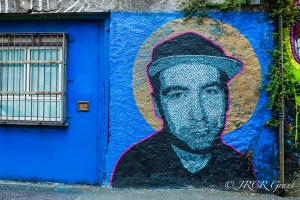 Full image of face mural