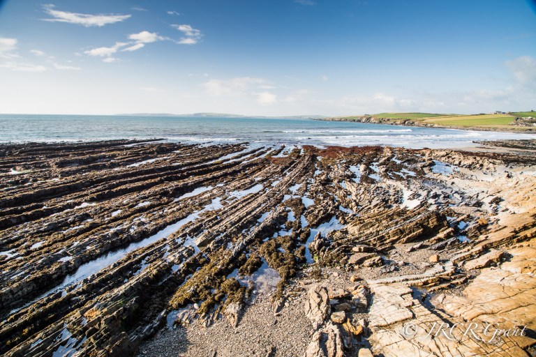 Rock strata at Garrettsown Beach