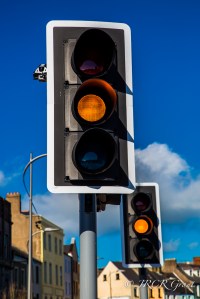 Traffic Lights change to amber