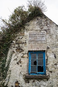 A plaque on the wall of Whiddy Island School proclaims it has stood since 1887