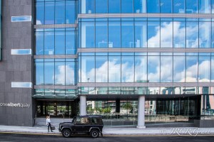 The straight lines of One Albert Quay in Cork City