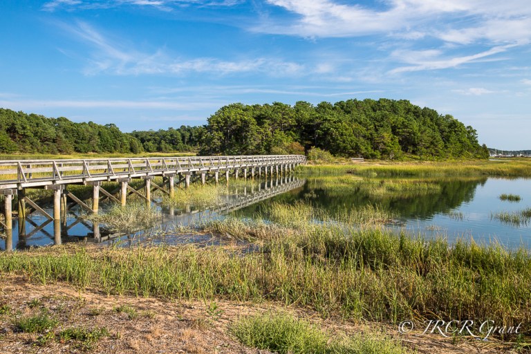 Pedestrian bridge at Wellfleet, Cape Cod