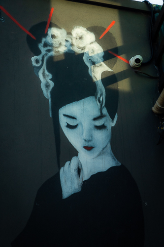 Mural on the side of the Japanese Restaurant, Miyazaki in Cork City